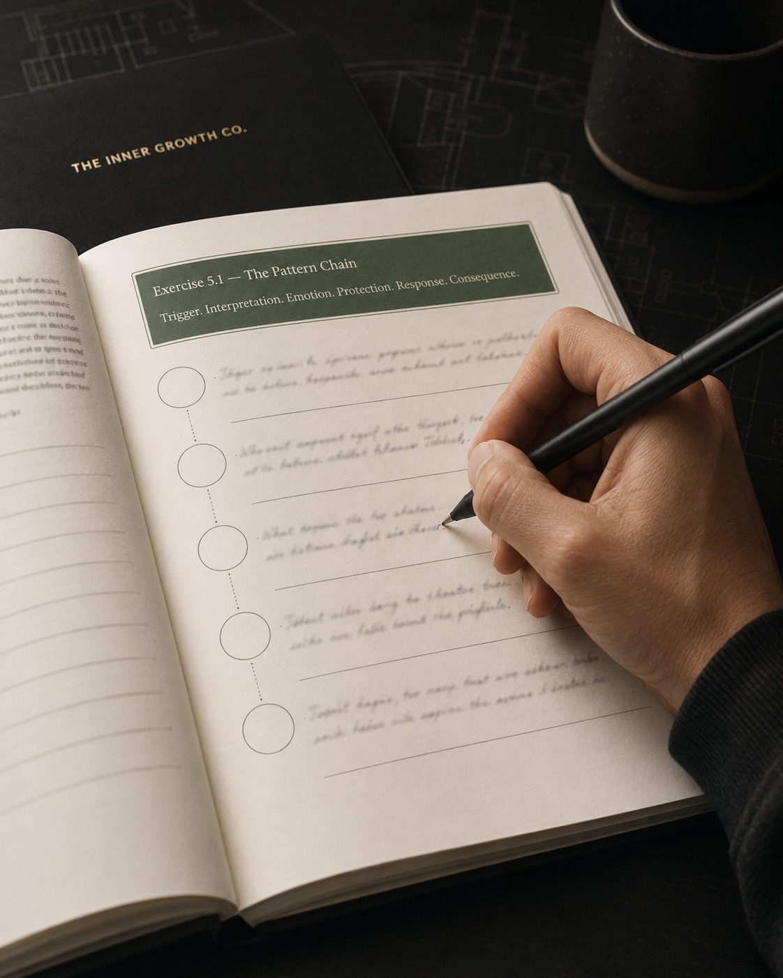 Working through an Inner Architecture Workbook exercise